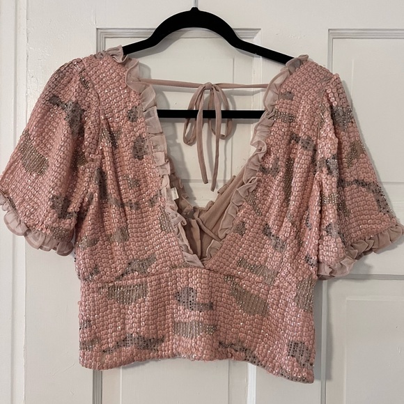 Anthropologie sequin top - Picture 2 of 2